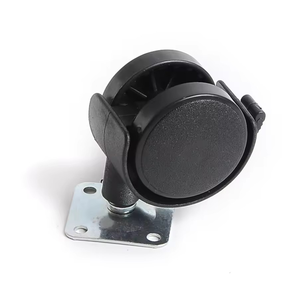 Móveis mais populares Rodízio PU Nylon 2 polegadas cadeira de escritório rodízios Rodas móveis de 360 graus com freio - Product Image 3