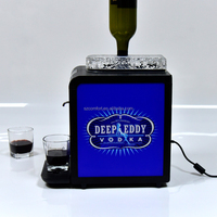 Distributeur de liqueur de bar à bouteille unique Vodka Whisky Shot Refroidisseur de vin Machine à refroidir les boissons en acier inoxydable Distributeur de vin Réfrigérateur