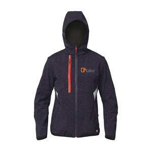 Veste Softshell Ttake noire 3XL à capuche pour activités de plein air - Product Image 1