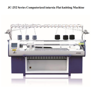 Machine à tricoter plate informatisée JC-252 avec écran tactile LCD