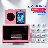 Imprimante UV à plat Reeleyin H5 facile à utiliser pour l'impression en série de logos sur balles de golf, imprimantes jet d'encre CMYK