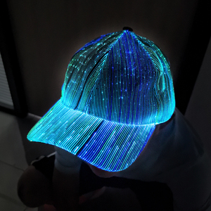 7 Color LED Fiber Optic <strong>Lighting</strong> Baseball Caps Change Flashing <strong>Hats</strong> for Party Sports Casual Fishing Outdoor Use - Product Image 6