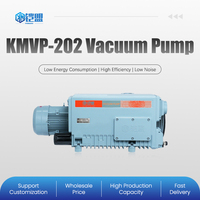 Bomba de paletas rotativas trifásica de alta eficiencia 202m/h con motor de CC 6L de aceite KMVP-202 380V KaiMeng OEM para succión hospitalaria y accesorios CNC
