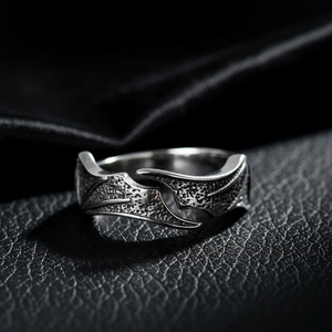 Bague Chevalière Double Aigle en Acier Inoxydable 316L Étanche pour Homme – Argent/Noir/Or – Bijou Audacieux et Masculin - Product Image 1