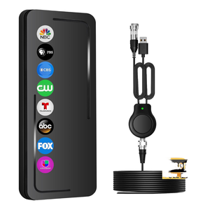 <span class=keywords><strong>Antenne</strong></span> <span class=keywords><strong>TV</strong></span> mobile DVB-T2, <span class=keywords><strong>amplificateur</strong></span> numérique intelligent HD intérieur, support mural en plastique - Product Image 1