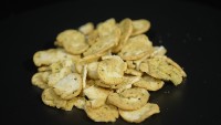 Chips de Bagel Certificados Halal 55g, Opción Saludable para Merienda, Sabor Salado, Textura Crujiente y Dura con Mantequilla de Ajo