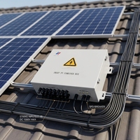 Boîtier de Combinaison PV 4 Cordons 1000V CC avec Protection par Fusible pour Système Solaire Résidentiel et Commercial