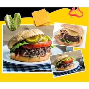 เครื่องทำเบอร์เกอร์คิงแบบ3อิน1สำหรับแซนวิชแฮมเบอร์เกอร์เบคอนไข่ - Product Image 6