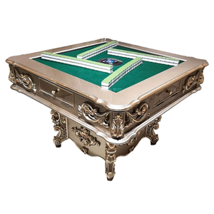 โต๊ะไพ่นกกระจอกอัตโนมัติ ดีไซน์หรูหรา ระดับไฮเอนด์ ทำจากไม้เนื้อแข็ง สไตล์ยุโรป - Product Image 4