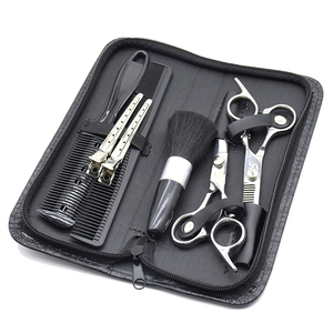 5.5/6.0 "vendita calda forbici per capelli cesoie per parrucchieri a buon mercato forbici da barbiere che si diradano forbici <span class=keywords><strong>parrucchiere</strong></span> rasoio taglio di capelli Set di strumenti - Product Image 5