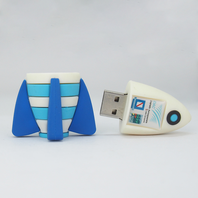 Rocket PVC Silicone USB Flash Drive 2.0 3.0 4GB 8GB 16GB Pen Drive with Logo 32GB 64GB USB Stick Pendrive