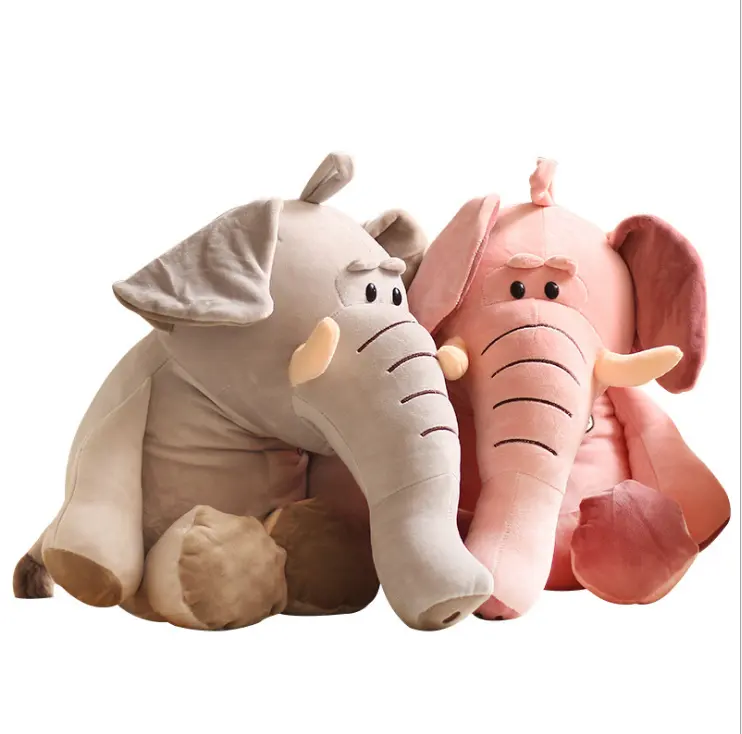 Cheap Cute Big Ears Blue Elephant Stuffed anime plush customized design elephant plush stuff toys