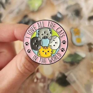 เข็มกลัดโลโก้การ์ตูนแบบกำหนดเอง, เข็มกลัดโลหะลายน่ารัก, ออกแบบส่วนตัว, สั่งซื้อขั้นต่ำน้อย - Product Image 4