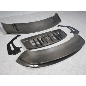 Panel Decorativo Trasero Vertical de Fibra de Carbono Seca para Actualización de Coche Estilo 2020-2024, Nuevo, Compatible con 911 992 - Product Image 2