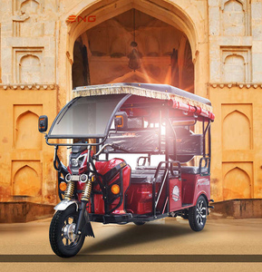 Triciclo Rickshaw de Gran Potencia para Adultos, Otros Triciclos para Pasajeros, Triciclo Cerrado de Baja Velocidad de 60V - Product Image 4