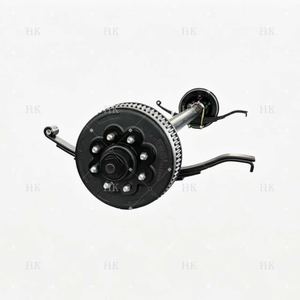 Essieu à ressorts à lames auto-ajustables avec <span class=keywords><strong>frein</strong></span> électrique 8000 lb 8 goujons pour camping-cars - Product Image 2