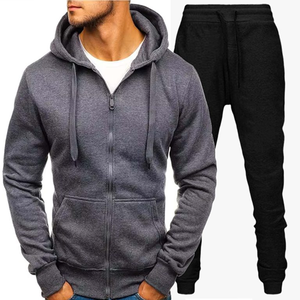 OEM personalizado hombres transpirables sudaderas con capucha Otoño/Invierno deportes Jogging conjuntos a prueba de viento cómodo XL moda invierno - Product Image 1