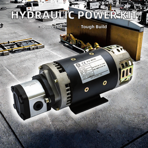 משאבת יד שלט רחוק יחידת כוח הידראולית בנייה מפלדה יצוקה 2 כוחות סוס עבור משאית כננת נגרר יעילות גבוהה - Product Image 3