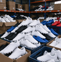 Sepatu Sepak Bola Kulit Model X Grosir Sepatu Bekas Dalam Bal untuk Dijual Pria Semua Musim Ukuran Campuran
