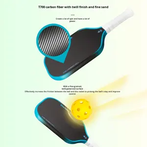ไม้พายพิกเคิลบอลแบบพกพา <span class=keywords><strong>Joola</strong></span> Pro IV Player Edition ขนาด 16 มม. T700 คุณภาพสูง ทำจากคาร์บอนไฟเบอร์แบบรังผึ้งเคลือบด้าน - Product Image 3