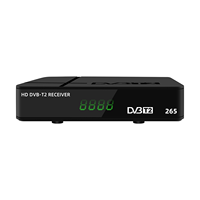 Récepteur TV Satellite DVB T2 4K Récepteur terrestre HD H.265 en option Récepteur TV numérique personnalisé gratuitement