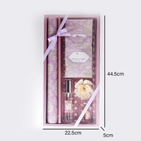 Coffret Cadeau de Luxe en Verre pour Aromathérapie - Désodorisant Parfumé Sans Alcool pour la Maison et les Fêtes