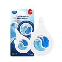 Expérience de vaisselle fraîche et sans odeur 2*5ml Désodorisant pour lave-vaisselle