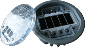 Catarifrangenti Stradali a LED Solari 360° in Vetro Temperato per la Sicurezza Stradale - Product Image 4