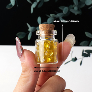 0 Venta al por mayor <span class=keywords><strong>de</strong></span> piedra <span class=keywords><strong>de</strong></span> cristal natural escombros botella <span class=keywords><strong>de</strong></span> vidrio a la deriva colección <span class=keywords><strong>de</strong></span> botellas <span class=keywords><strong>de</strong></span> deseos <span class=keywords><strong>de</strong></span> la suerte para niños marca <span class=keywords><strong>de</strong></span> <span class=keywords><strong>mina</strong></span> - Product Image 2