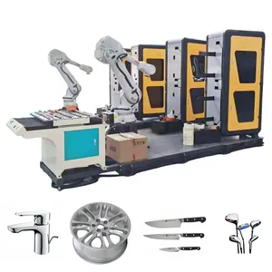 Stainless Knife Sanding Machine Wheel Rim Polishing Sand Core Grinding Small Water Tap Surface Robot Deburring Polishing Machine