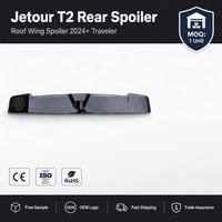 Aileron arrière aérodynamique pour Jetour T2 Traveler 2024+, aileron de toit noir brillant en ABS, pièces de style extérieur automobile