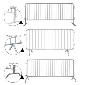 Manufacturers Metal Crowd Control <strong>Barrier</strong> Steel Pedestrian Barricade Portable Fence For Event - Product Image 2
