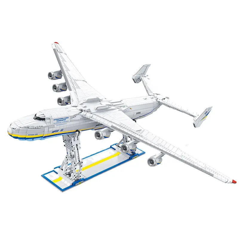2024 nuevo equipo moderno CE modelo de avión grande niño juguete serie bloques de construcción juguetes de ensamblaje Empalme