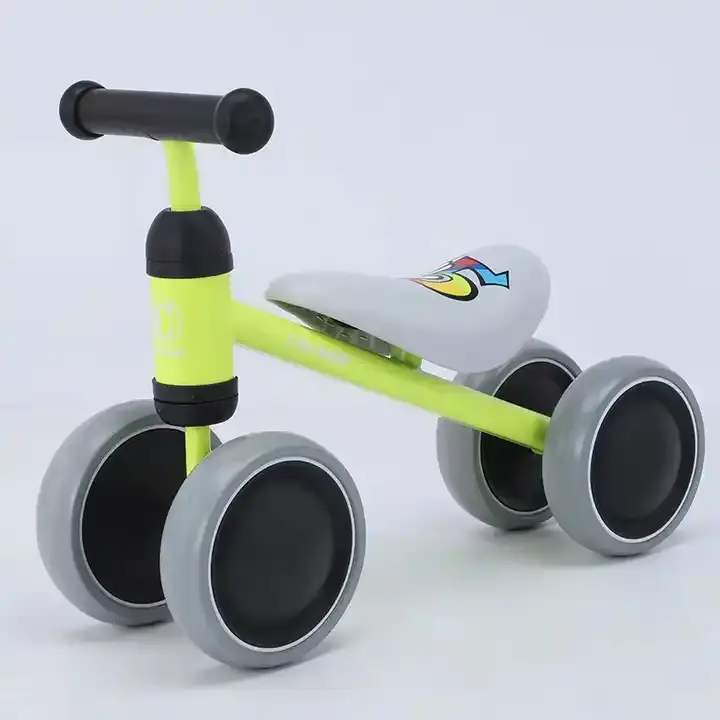 دراجة توازن صغيرة 4 عجلات للمشي دراجة توازن للأطفال بعمر 3-6 سنوات