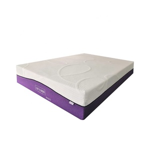 Medium Firm Cool Gel Luxury Roll Compressed Memory Foam Mattress with Removable Cover