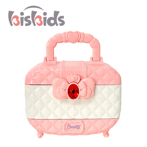 Children Baby's Plastic Mini Handbag Washable <strong>Princess</strong> <strong>Makeup</strong> Kit Dress Girl Beauty Brush Mirror Cosmetic <strong>Set</strong> - Product Image 2
