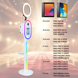 Vogue Photo Booth with Led Light Birthday Party DIY Photo Booth DSLR Ipad Selfie Photobooth Stand <strong>DSLRbooth</strong> Shell - Product Image 3