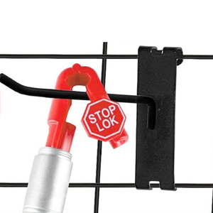 100 Uds Stop Lock tienda minorista bloqueo antirrobo Stop Locks <span class=keywords><strong>Pegboard</strong></span> Display Hook Lock - Product Image 5