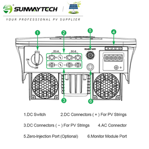 Sunway 10KW ba pha On-<span class=keywords><strong>grid</strong></span> <span class=keywords><strong>inverter</strong></span> cho năng lượng mặt trời hệ thống dễ dàng cài đặt - Product Image 4