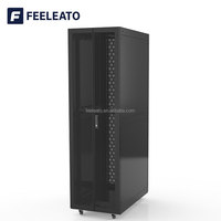 Rak Server 42U Free Standing 19" dari Baja SPCC untuk Peralatan Pusat Data 600x1200mm Tersedia