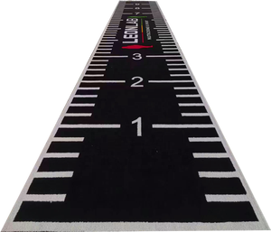 Tùy chỉnh 15 mét đống chiều cao PE tập thể dục cỏ nhân tạo gạch thảm trong nhà phòng tập thể dục chạy theo dõi sàn bóng đá tổng hợp sàn - Product Image 4