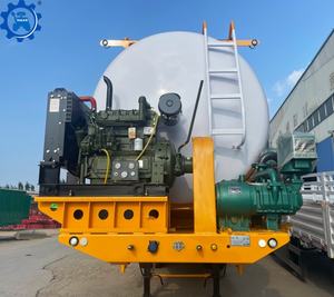 รถกึ่งพ่วงถังผงเหล็กขนาดใหญ่รถขนพิเศษ - Product Image 2