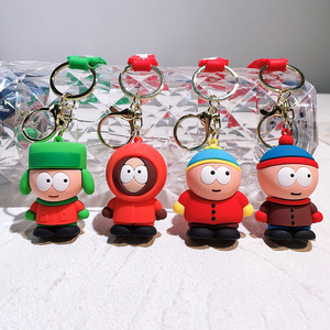 Porte-clés pendentif South Park, figurine de dessin animé populaire, accessoire pour sac et voiture, cadeau, vente en gros - Product Image 1