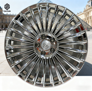 <span class=keywords><strong>ล้อ</strong></span>แม็กซ์รถยนต์หรูรุ่นใหม่ Gensole ขนาด 18 19 นิ้ว สีไฮเปอร์ซิลเวอร์ ผิวสัมผัสแบบพ่นสี 5 รู ขอบล้อฟอร์จ พร้อมรับประกัน<span class=keywords><strong>สิบ</strong></span>ปี - Product Image 4
