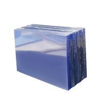 Feuille rigide en PVC transparent bleu/blanc/coloré A4 0,15 mm pour la papeterie, la reliure de livres et les couvertures