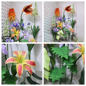 Conjunto de Flores Gigantes de Papel, Coloridas, para Decoración de Mesa en Eventos, Bodas y Fiestas de Primavera - Product Image 2