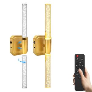 Lampe murale LED d'intérieur gratuite avec bande longue, installation magnétique, télécommande, intensité réglable pour salon - Product Image 1