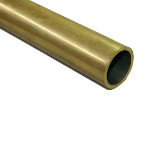 Бесшовные медные трубы ASTM B135, латунная трубка для украшения толщиной 0,5 мм-12 мм