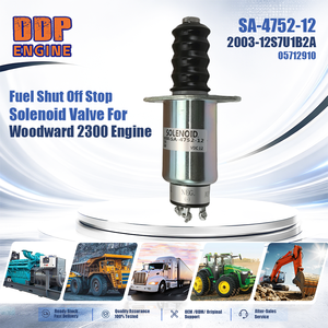 SA-4752-12 2003-12S7U1B2A 05712910 Válvula solenoide de corte de combustible para motor Woodward 2300 - Product Image 2