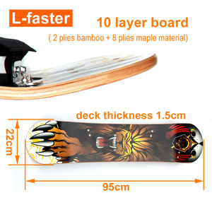 Planche de skateboard électrique <span class=keywords><strong>tout</strong></span> <span class=keywords><strong>terrain</strong></span>, double moteurs 36V, 2800W, DIY, bon marché, pour adultes - Product Image 5